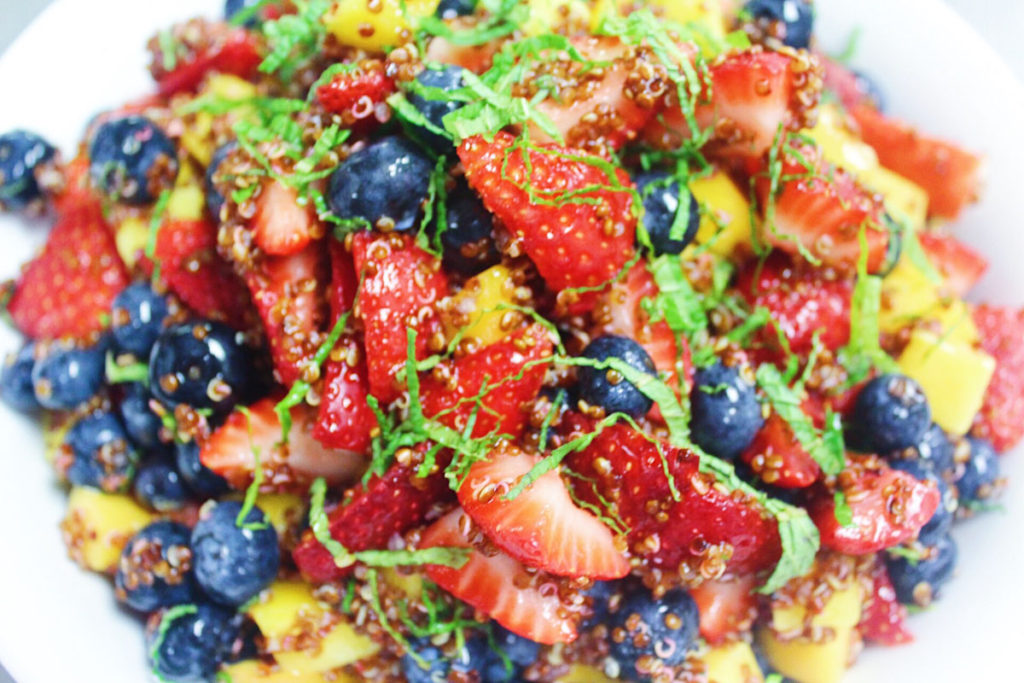 Mouth watering fruit salad