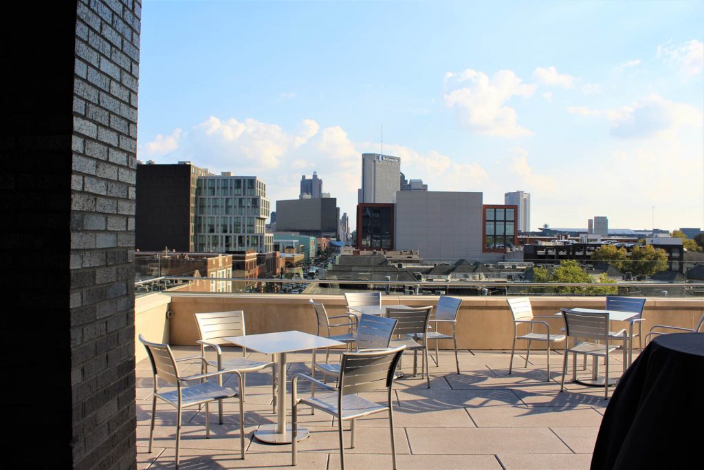 Namesake Terrace on the fourth floor